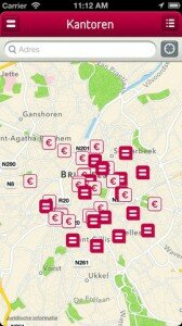 Overzicht Belfius kantoren en automaten