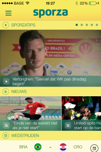 Sporza app